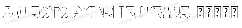 Jua ReDestinyLightgular字体转换